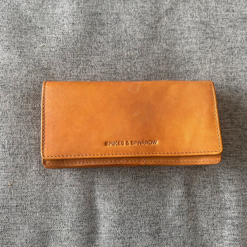 SPIKES & SPARROW Tan Leather Wallet